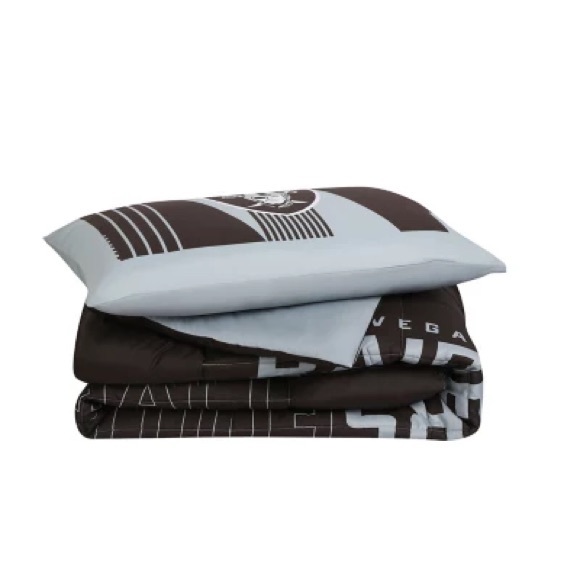Las Vegas Raiders NFL Bed-In-A-Bag Comforter and Sheet Set - Picture 3 of 8